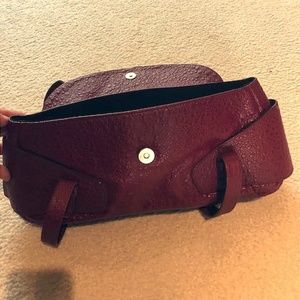 Italian Wine colored Leather by PARAVIDINO